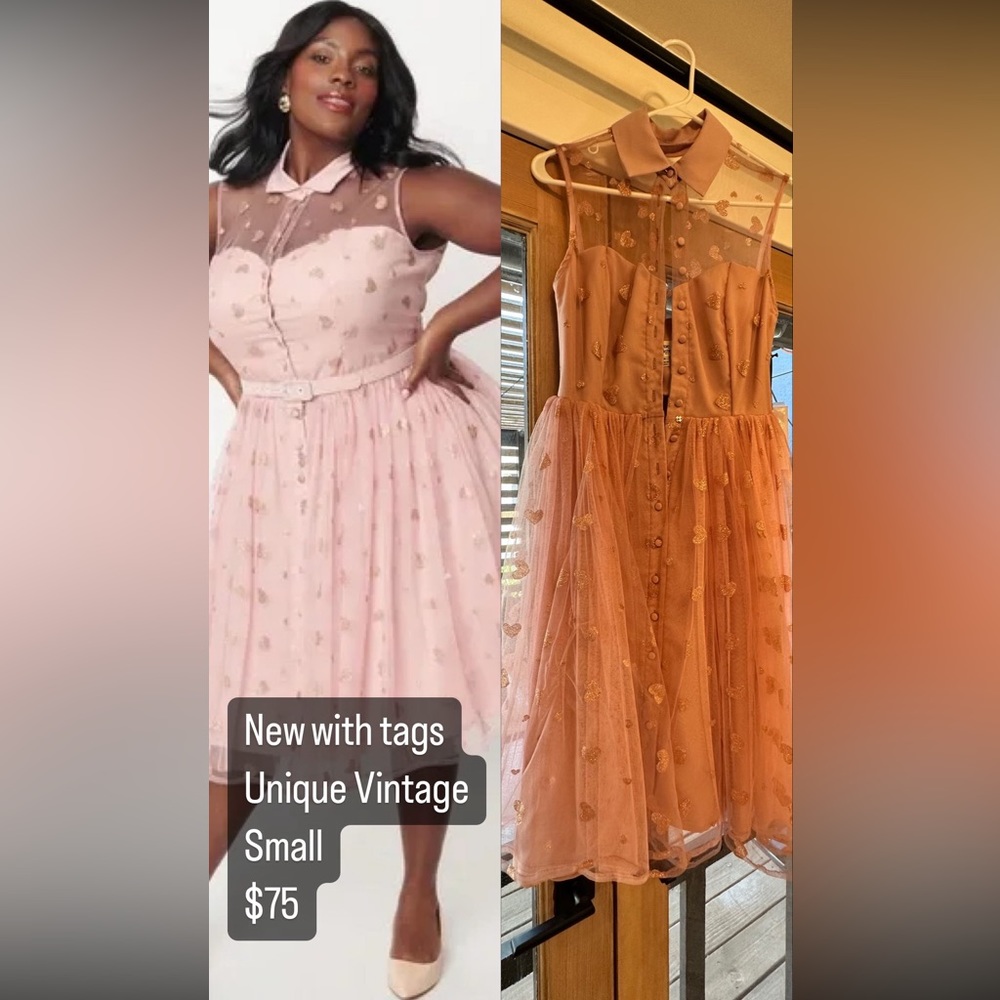 Unique Vintage heart dress